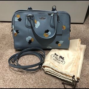 Coach floral Nolita satchel EUC